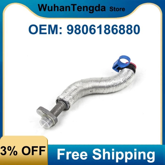 9806186880 1.6THP Original Turbo Charger Oil Return Pipe 037979 V861706980 for Peugeot Citroen C3XR