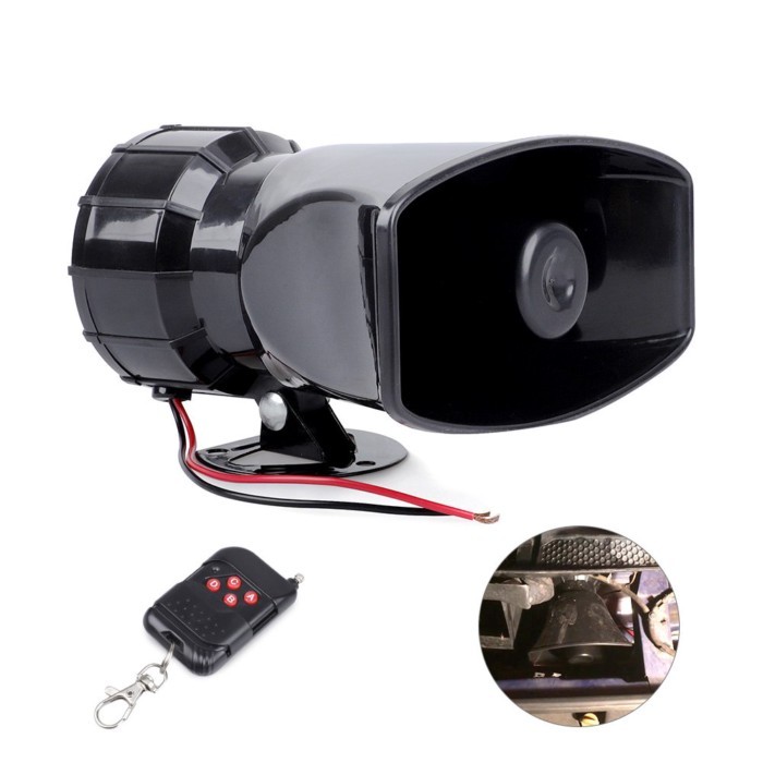 Wireless Electronic Siren Air Raid Siren 12V Sounds Speaker Car Warning Alarm Police Fire Siren Hor