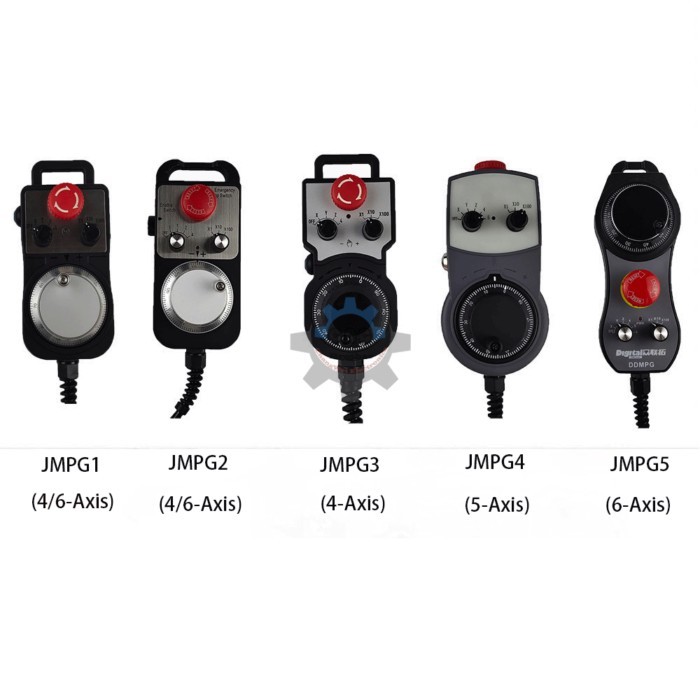 CNC Electronic Handwheel Standard 5v MPG Mach3 4-Axis 5-Axis 6-Axis Motion Control System, Emergenc