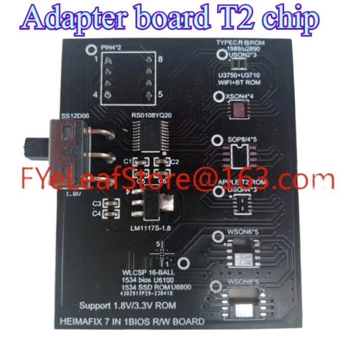 Upgraded BIOS Read/write Adapter Board T2 Chip Universal