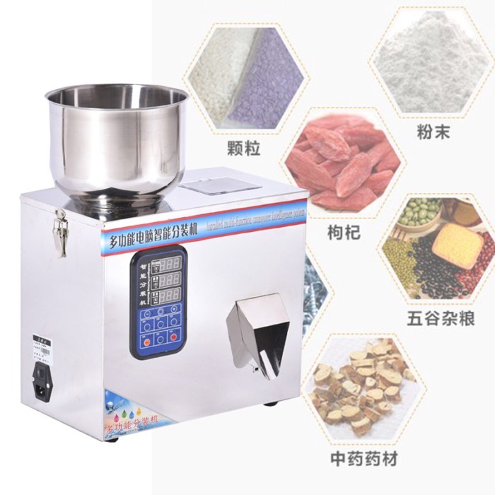 110V 220V Multifunctional Filling Machine For Granule Powder Flower Tea Cat Food Grain Food Packagi