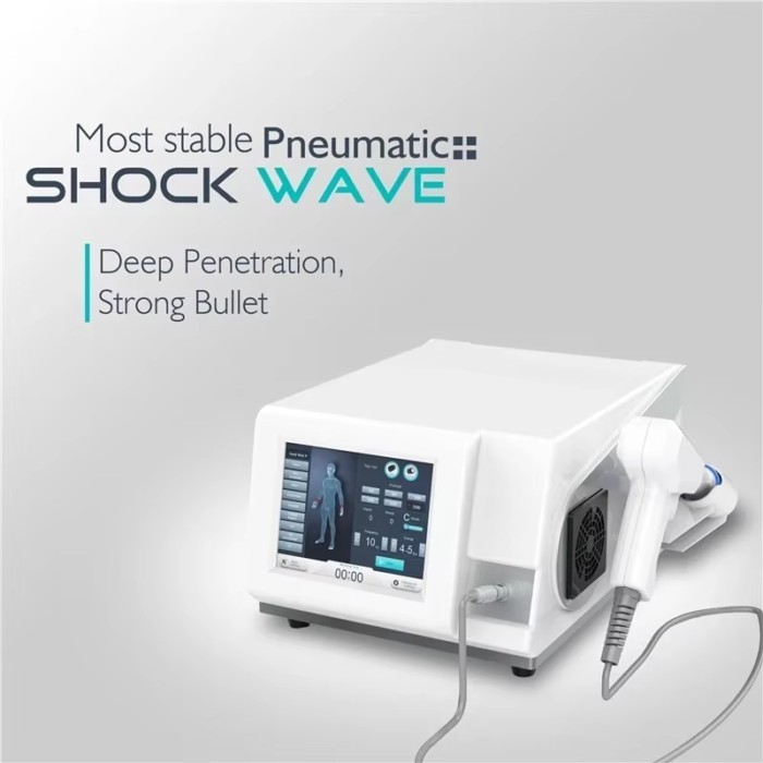 Portable Extracorporeal Shock Wave Therapy Machine Physiotherapy Shockwave Device for ED Treatment