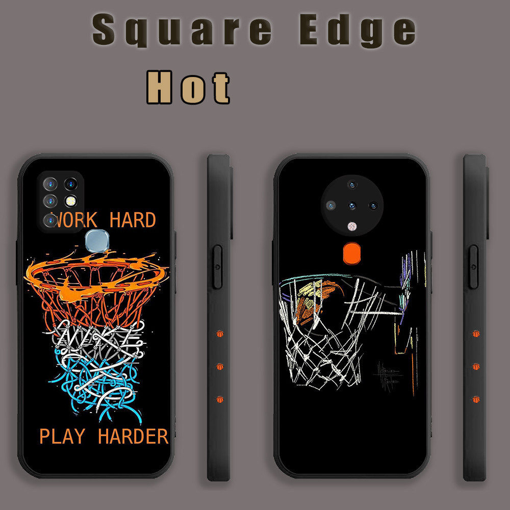 ปลอกสําหรับ Xiaomi POCO M6 PRO C61 M6 X6 F6 PRO C75 X7 Pro F7 PRO NBA บาสเกตบอลสุทธิความงามการ์ตูน A