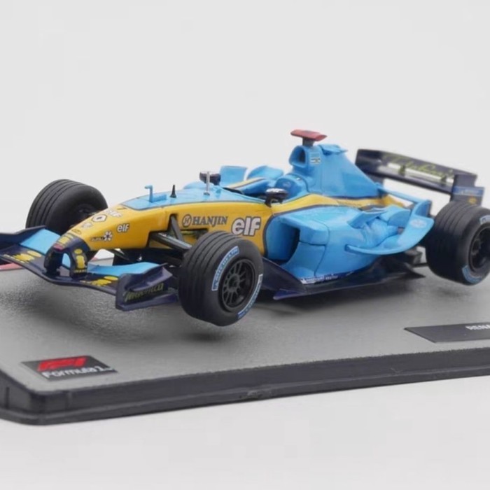 IXO 1/43 RENAULT F1 Racing Alloy Car รุ่น RENAULT R24 2004 Jarno Trulli