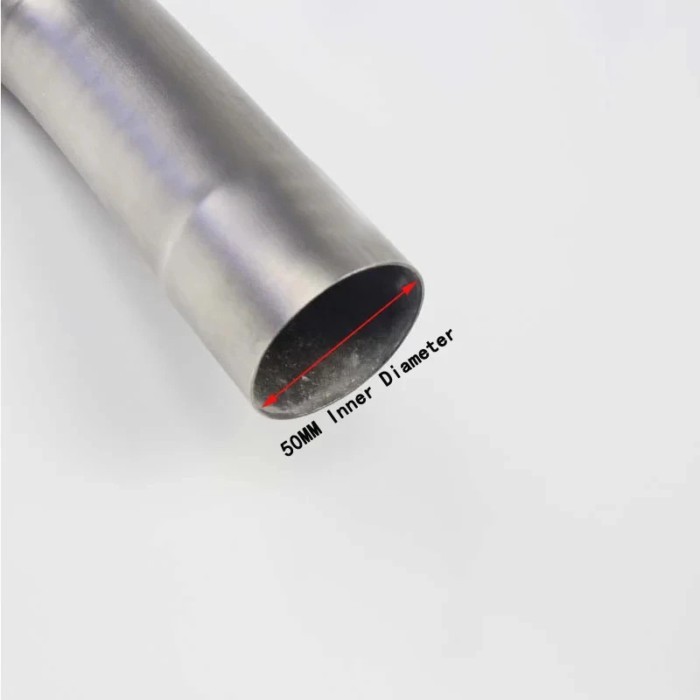 Motorcycle Exhaust Pipe Connection Link Tube Middle Mid Link Connector Section for Kawasaki Ninja Z