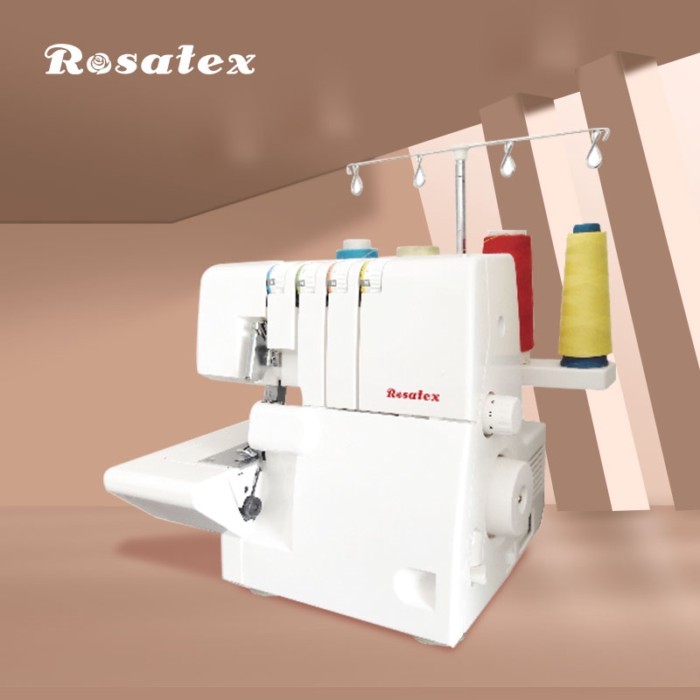 Rosatex Rs-600k Single Double Needles Easy to Operate 1100rpm Overlock Sewing Machine