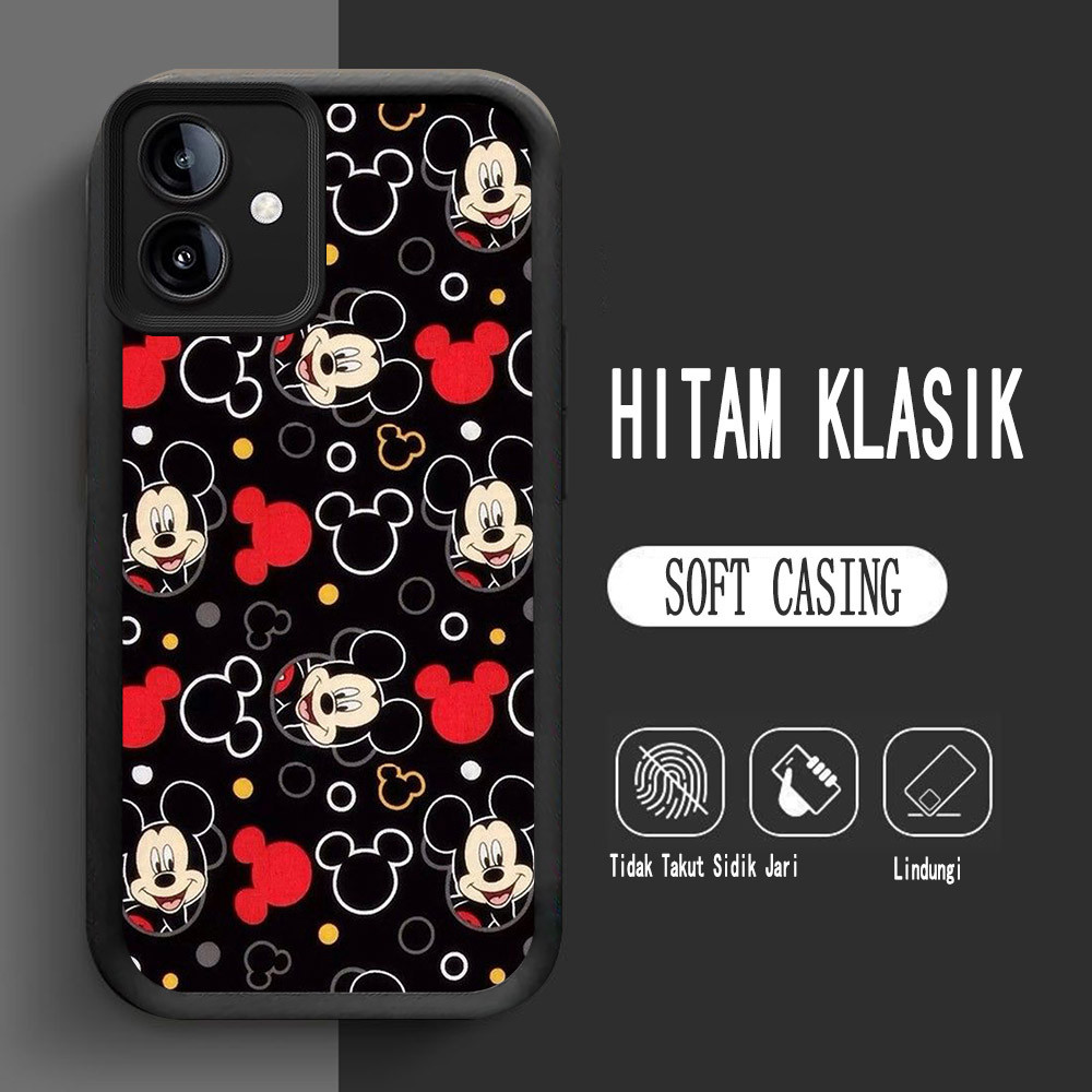 Y-11 Mickey ปลอกซิลิโคนสําหรับ Samsung A07 M04 A06 A04 A04E A05 F04 5G กรณี