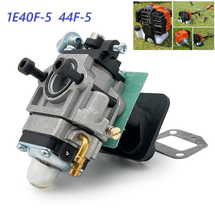 MP15 Carburetor Gasket Intake Pipe Fit For 1E40F-5 40-5 44F-5 40F-5 44-5 40cc 43cc 52cc Bc430 Cg430