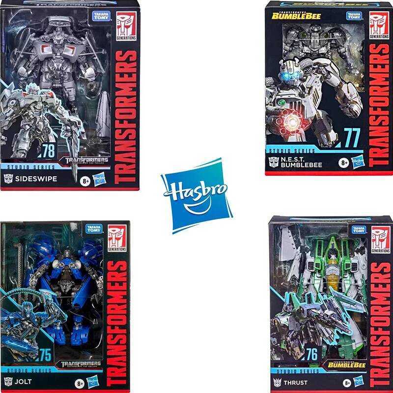 Hasbro Ss75-85 Series Bumblebee Arcee Ironhide Soundwave Ratchet Sideswipe Action Figure Model Gift