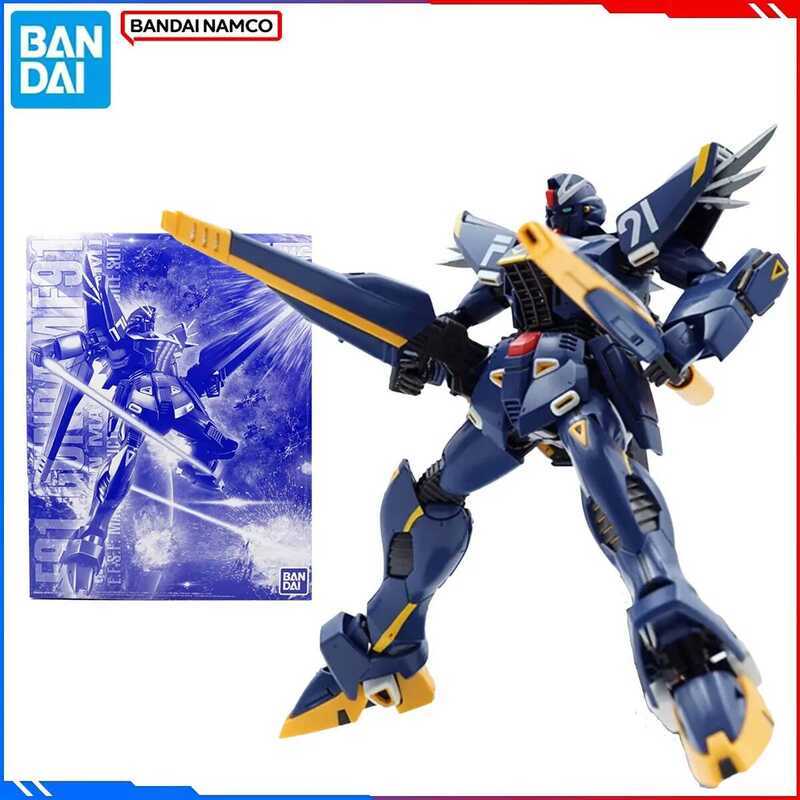 Genuine Bandai Original GUNDAM Figure Model Kits MG 1/100 Anime Figures F91 VER.2.0 HARRISON MADIN