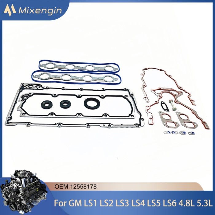 Auto Engine Parts GEN III LS Gasket Set Kit For GM LS1 LS2 LS3 LS4 LS5 LS6 4.8L 5.3L 5.7L 6.0L 2000