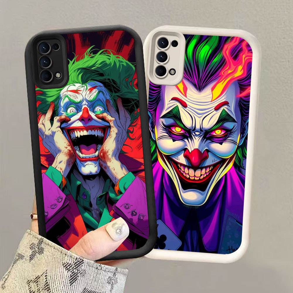 HW-17 JOKER Clown สาวซิลิโคนกันกระแทกสําหรับ Realme Narzo C3 7I 10 5 N53 5s 6i C75 20A N63 C17 10A 5
