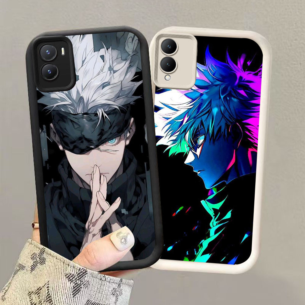 HW-14 Gojo Gaara ปลอกซิลิโคนกันกระแทกสําหรับ VIVO IQOO Z9 Y56 Y02S Z10 Y17S Y28 Z9X Y35 Y16 2024 5G