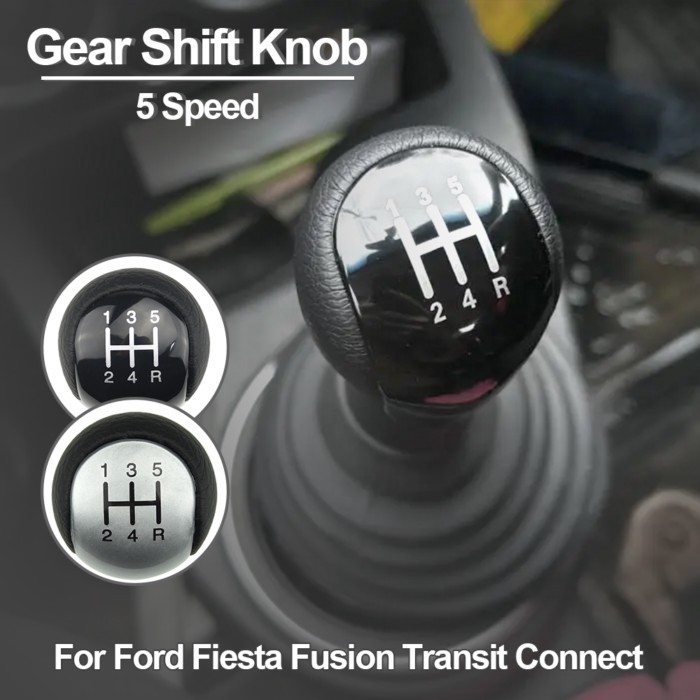 For Ford Fiesta Transit Connect Fusion 2002 2003 2004 2005 2006 2007 2008 Car Styling Gear Shift Kn