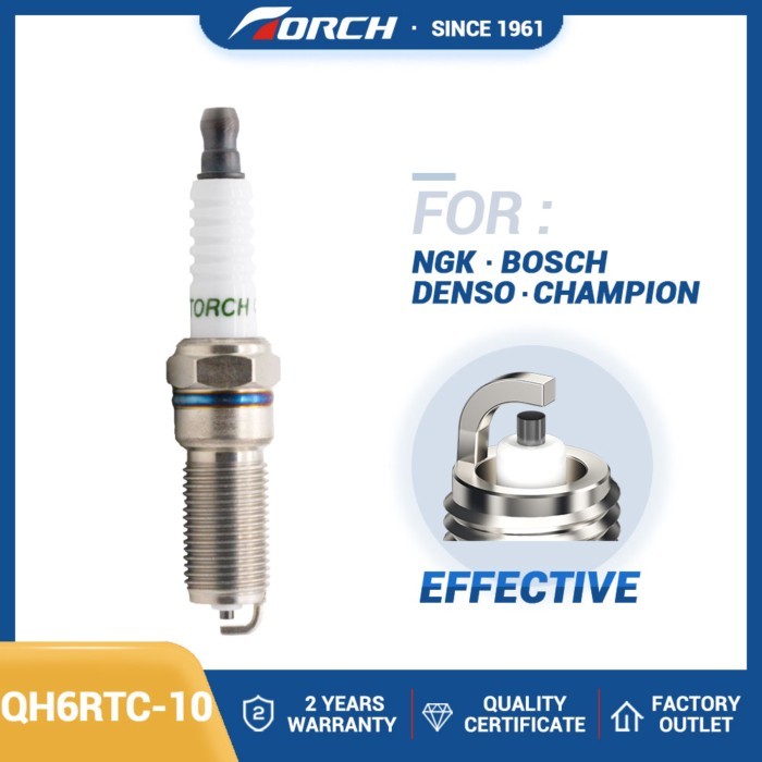 Champion RES9YCC4 Spark Plug Replacement Torch Brand QH6RTC-10 Candle PTR5A-13 Denso ITV16 Brisk RR