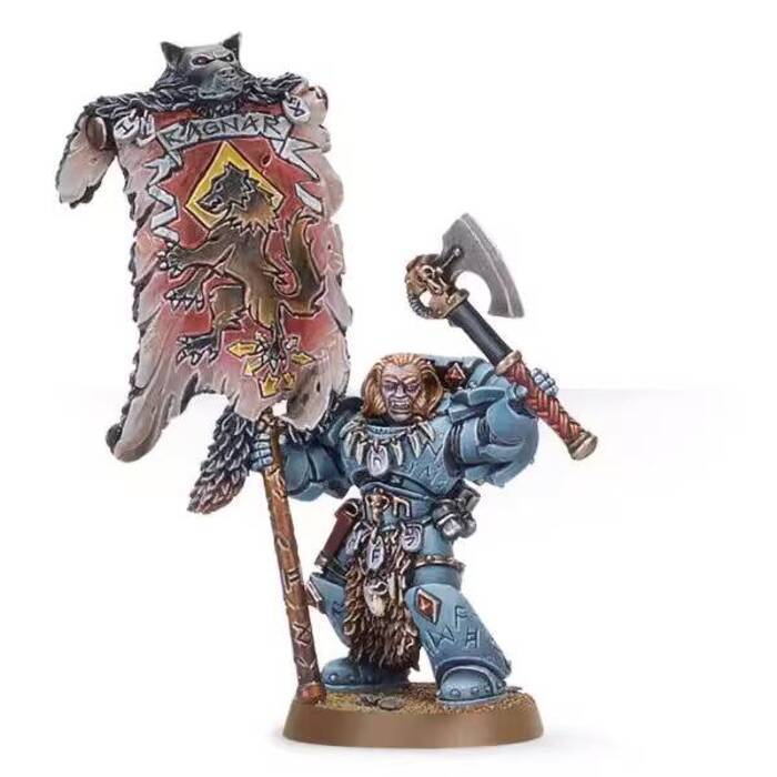 Warhammer Space warhammer Space Wild Wolf Grey Hunter โมเดลเรซิ่น