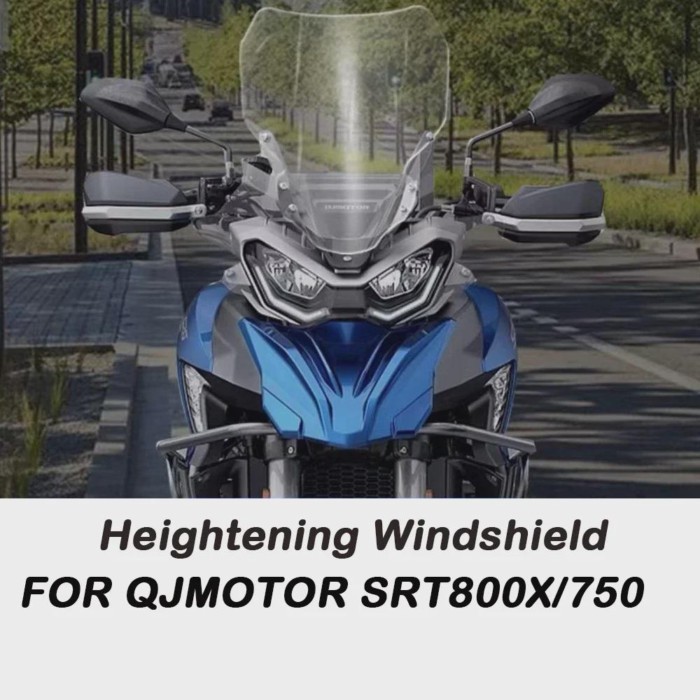 SRT800X Accessories Motorcycle Heightened Windshield For QJMOTOR QJ SRT800 SRT750 QJ750-7A 750X 800