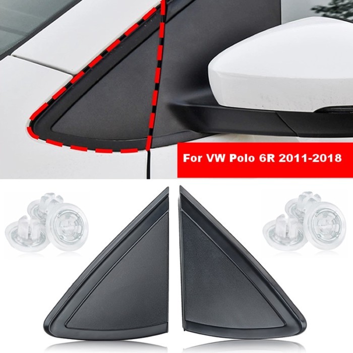 New Exterior Wing Mirror Upper Corner Cover Trim For VW Polo 4 9N3 5 6R 6C MK5 Cross GTI Sedan 6R08