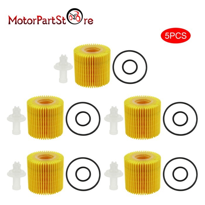 5pcs Oil Filter for Toyota Corolla Prius Matrix C-HR CT200H Pontiac Scion IM XD 04152-37010 04152-Y