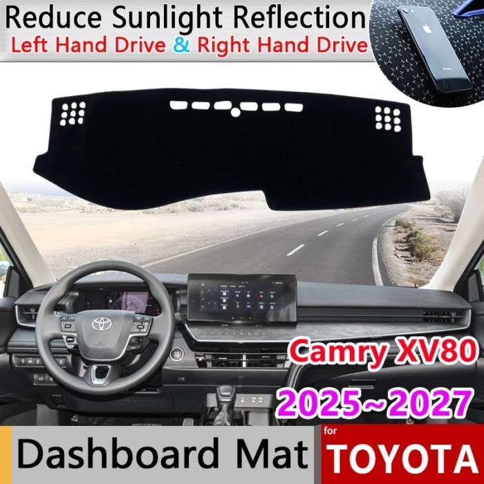 Car Dashboard Cover Pad for Toyota Camry XV80 9th Gen 2025~2027 2026 Liner Anti-Slip Mat Sunshade D