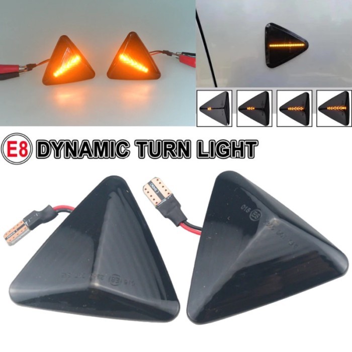 LED Dynamic Blinker Side Marker Fender Turn Signal Light For Mitsubishi Colt CZC CZ3 Z23 Z24 Z25 Z3