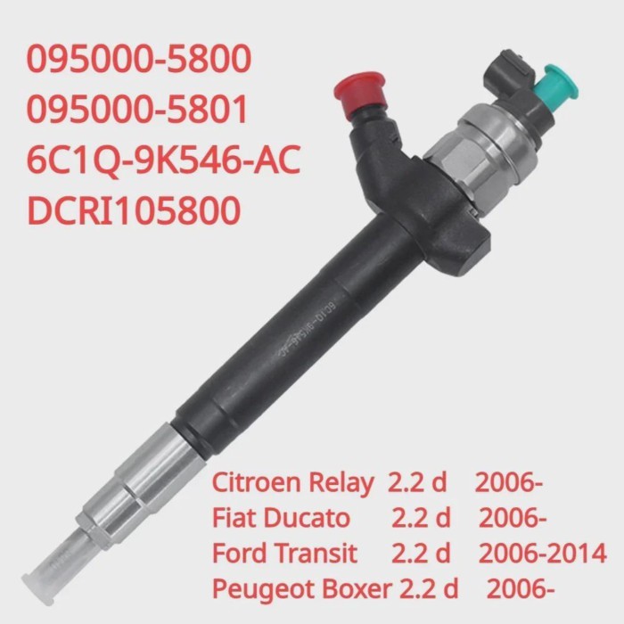 6C1Q-9K546-AC 095000 5801 New Diesel Injector Nozzle 095000 5800 For Ford Transit Jumper Boxer Fiat