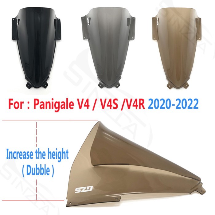 For Ducati Panigale V4 R S V4S V4R Racing Motorcycle screen Windscreen Windshield Wind Deflectors 2