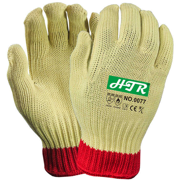 ถุงมือกันสึกของ Haitel 77 ถุงมือป้องกันที่กันบาด Glass Machinery Industry Cut