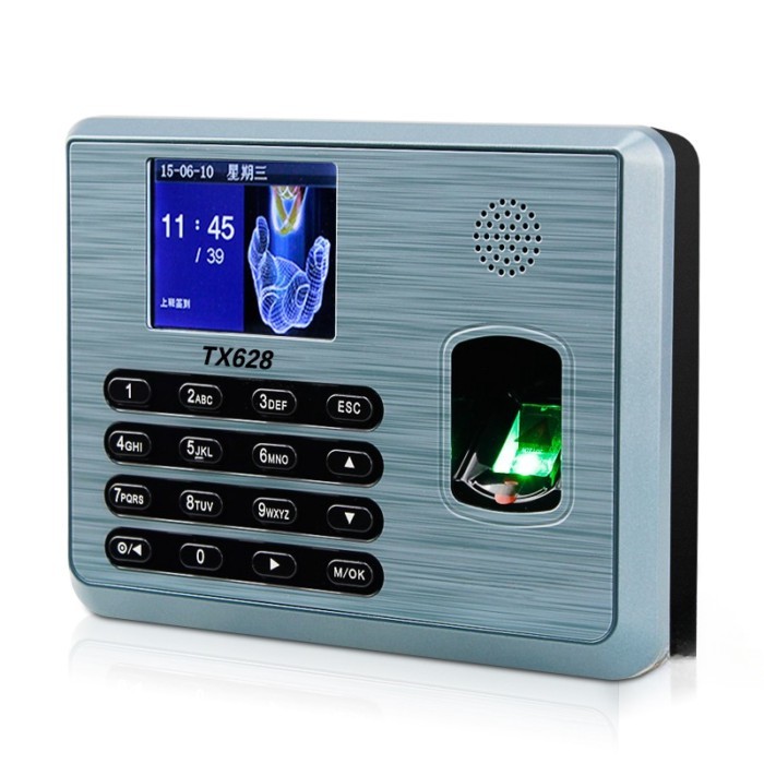 New TX628 3 Inch Color ScreenS30 TCP/IP RS232/485 Biometric Fingerprint Time Attendance Recorder Ti