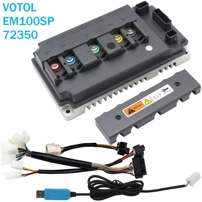 VOTOL EM100SP 72350 120A 2KW3kw Brushless DC Controller QS Motor Electric motorcycle mobility scoot