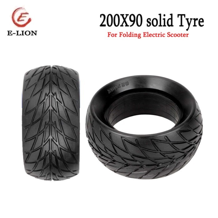 8 Inch E-Scooter Solid Tire 200X90 Electric Scooter Tube For Hero S8 X8 Varla Pegasus Anti-skid Wea