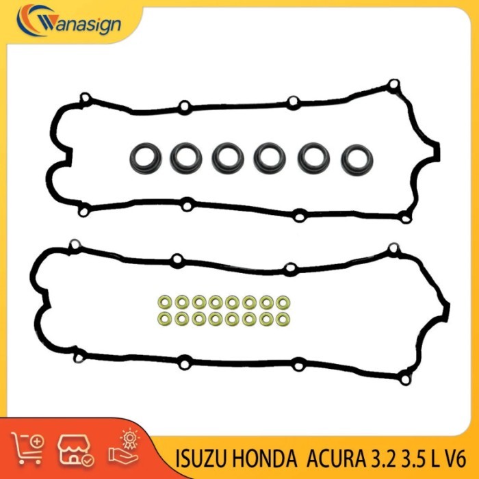 Engine Valve Cover Gasket Sets fit For ISUZU HONDA  ACURA 3.2 3.5 L V6 GAS DOHC 6VE1 6VD1 3.2L 3.5L