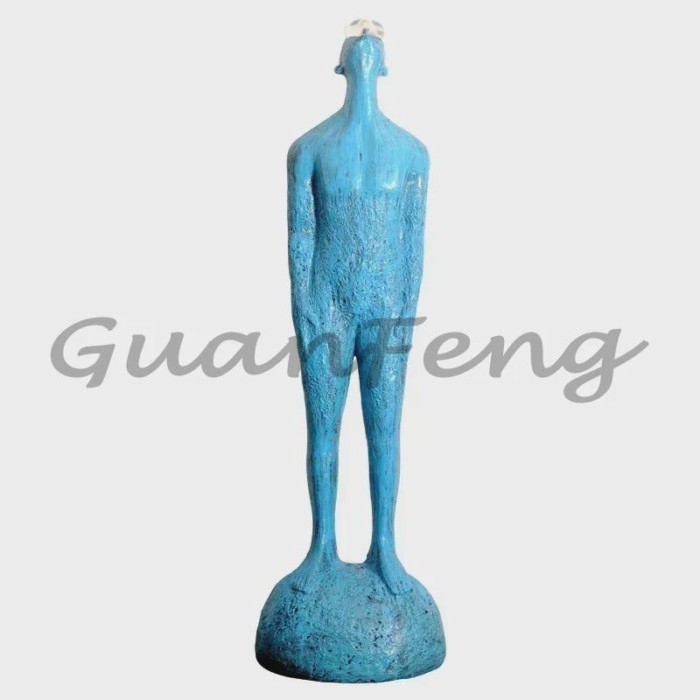 ss 26 Hotel Lobby Large Figure Floor Ornaments Sales Office Model Room Window Abstract Art Soft Dec