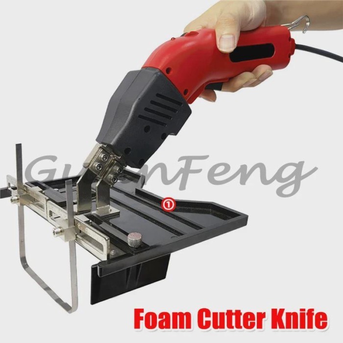 220V 250W Polystyrene Hot Knife Groove Styrofoam Slotting Plate Carving Foam Heating Knife Air Cool