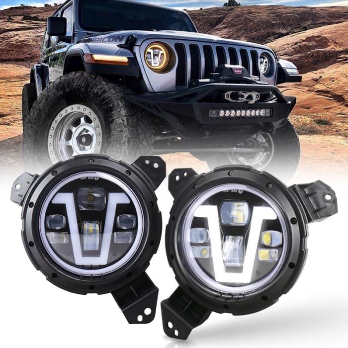 OVOVS Dot Approved  9 Inch Led Headlight For Jeep Wrangler JL