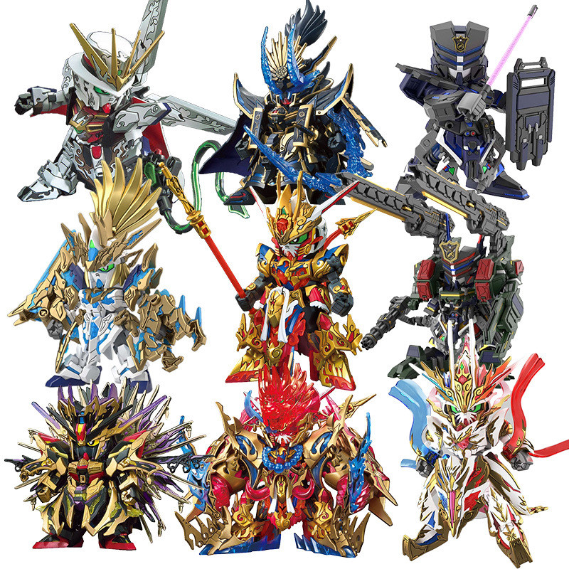 Bandai ประกอบโมเดล SDW BB World Heroes Edward Sun Wukong Sasuke Oda Nobunaga Gundam