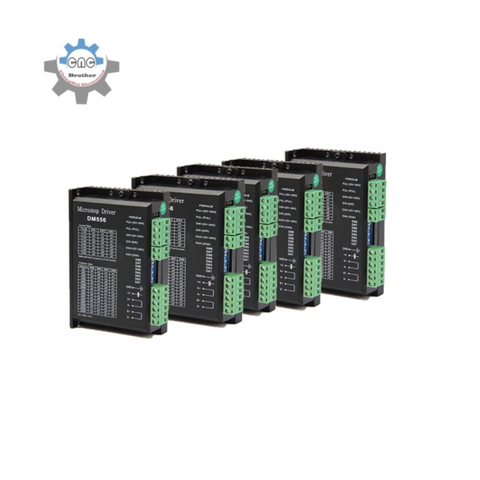 DM556 3/4/5PCS Digital Stepper Motor Driver 2 Phase 5.6a For 57 86 Stepper Motor NEMA23 NEMA34 Step