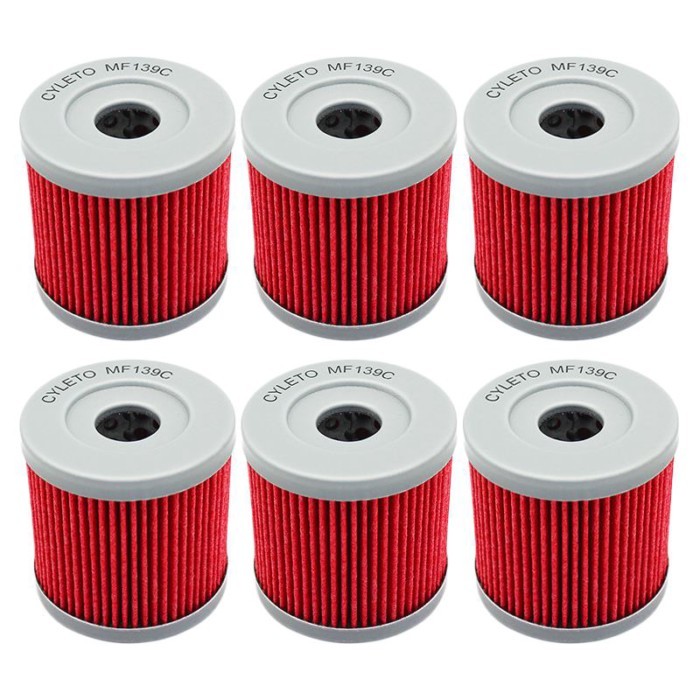 1/3/6 pcs Cyleto Motorcycle Parts Oil Filter For Arctic Cat DVX400 2004 2005 2006 2007 2008 DVX 400