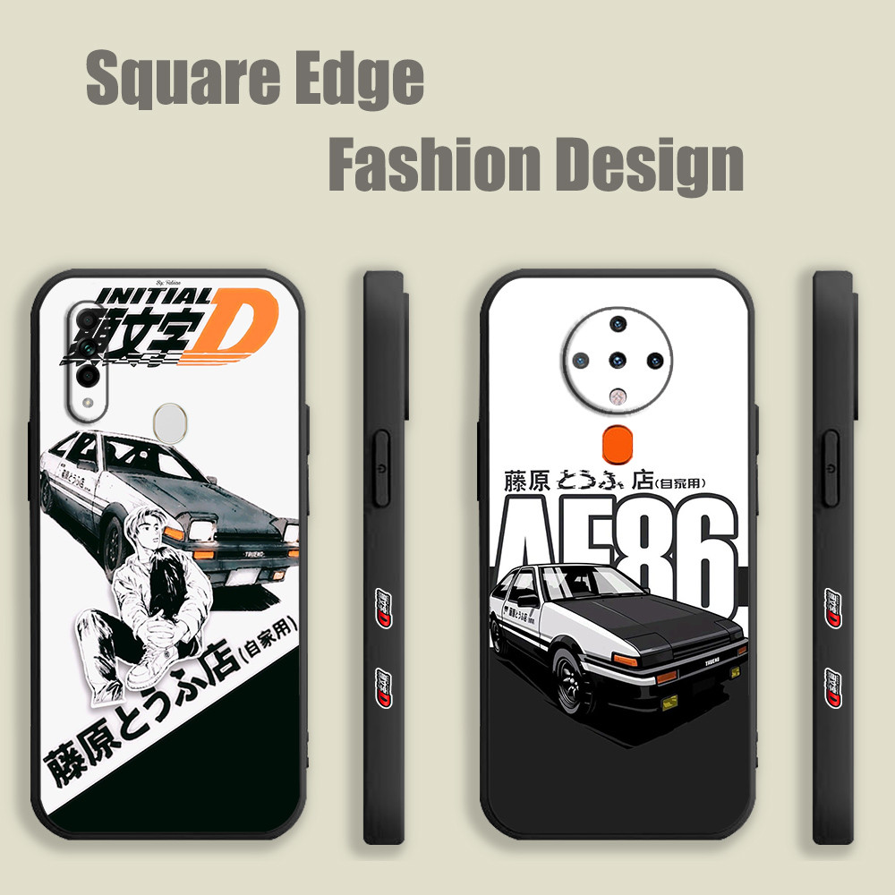 ปลอกสําหรับRealme GT Neo 3 5G 2T 3T C55 10 C51 C53 11 Pro Plusอะนิเมะเริ่มต้นD Takumi TFZ02 เคสโทรศั