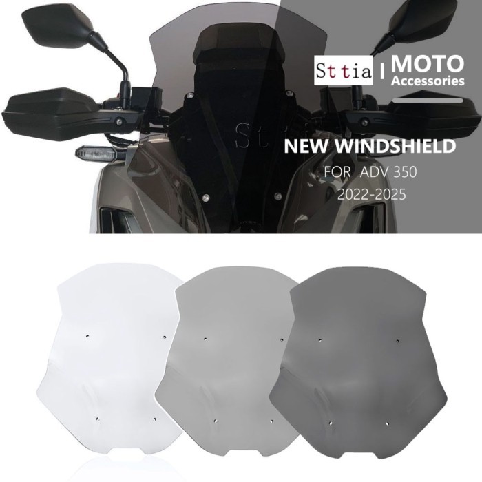 For HONDA ADV350 Adv350 adv350 ADV 350 Motorcycle Accessories New Windshield Acrylic Front Windshie