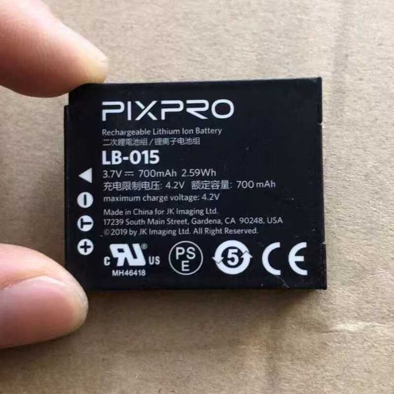 ▥ LB-015 เหมาะสำหรับใช้กับแบตเตอรี่ KODAK PIXPRO WPZ2 สำหรับกล้องถ่ายรูปเคลื่อนที่ ชาร์จเต็ม
