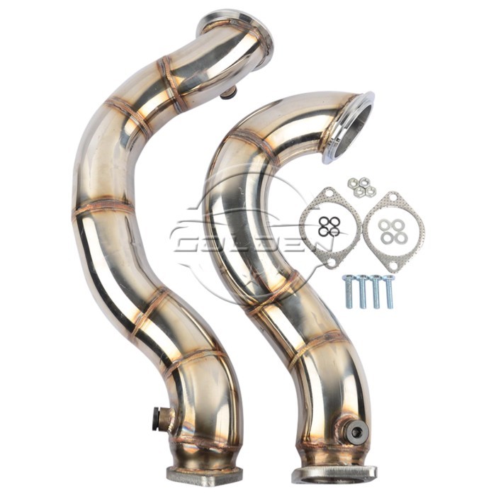 AP03 Twin Turbo 3" Stainless Downpipes kit N54 For BMW 135i 335i 3.0l N54 E90 E91 E92 E93 E82