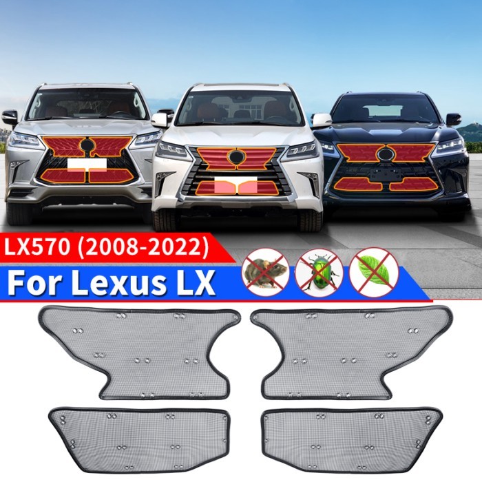 For Lexus LX570 2008-2022 Tuning Exterior Modification Accessories LX 570 front grill Prevent Mosqu