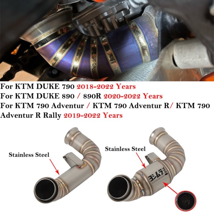 For KTM DUKE 790 Duke 890 / 890R 18-22 KTM 790 Adventur R Ktm790 R Rally 19-22 Motorcycle Exhaust M