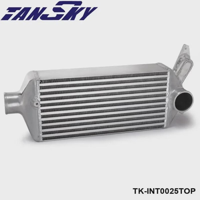 T-6061 Full Aluminum Racing Turbo Cooler Turbo Intercooler For 08-14 WRX EJ25 GH GRB GEE TK-INT0025