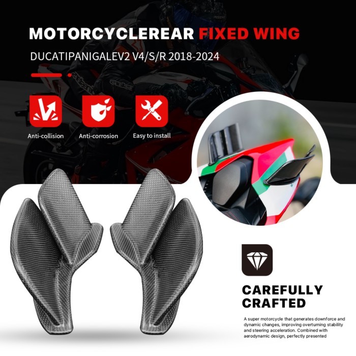 For DUCATI Panigale V2 V4 V4S V4R Streetfighter V2 V4 V4S V4R 2018-2024 Carbon Fiber Motorcycle GP