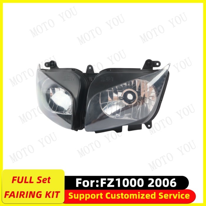 Motorcycle Front Headlight Assembly Headlamp Head Lamp Light For Yamaha FZ1000 Fazer FZ1000  2006-2