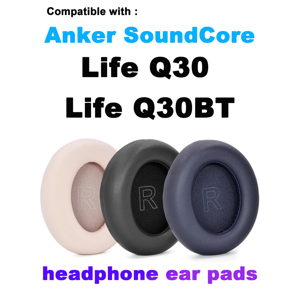 เหมาะสําหรับ Soundcore Life Q30 Q30BT ฝาครอบฟองน้ําหูฟังแบบถอดเปลี่ยนได้, แผ่นรองหู
