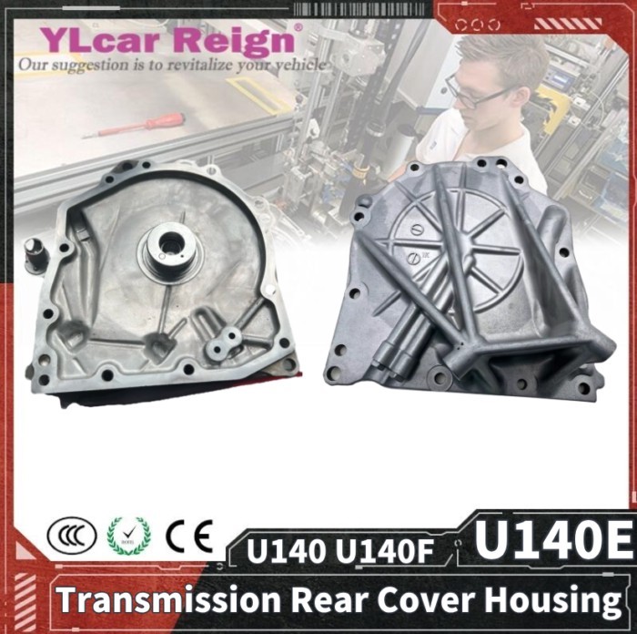 U140E U140 U140F 4-Speed Automatic Transmission Gearbox Rear Cover Housing Fit 3510248010 for Lexus