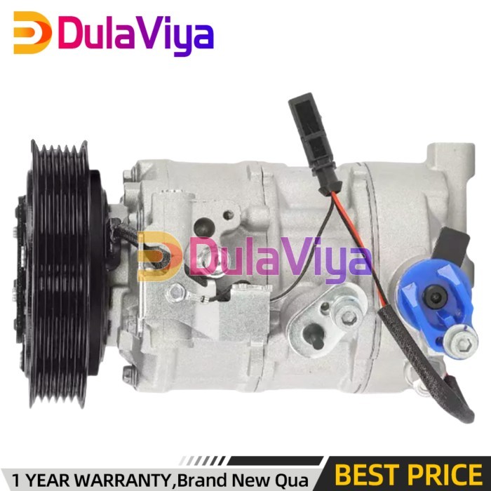 A/C Air Conditioning Compressor For Audi A6 A7 Quattro 2016-2018 Q7 2017-2019 V6 3.0L 6SAS14C 4M082
